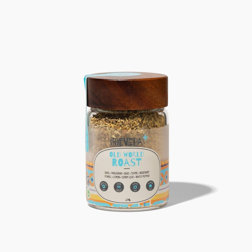 IrieVeda Spice Blends World Trade Old World Roast Only / Glass Jar (1/2 cup) Old World Roast fodmap ayurvedic